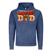 Vintage Denim firefighter dad Vintage Hoodie - AdoDesignShop