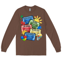 Chestnut autism cassette tapes Long Sleeve Tee - MaliasSmallBusiness
