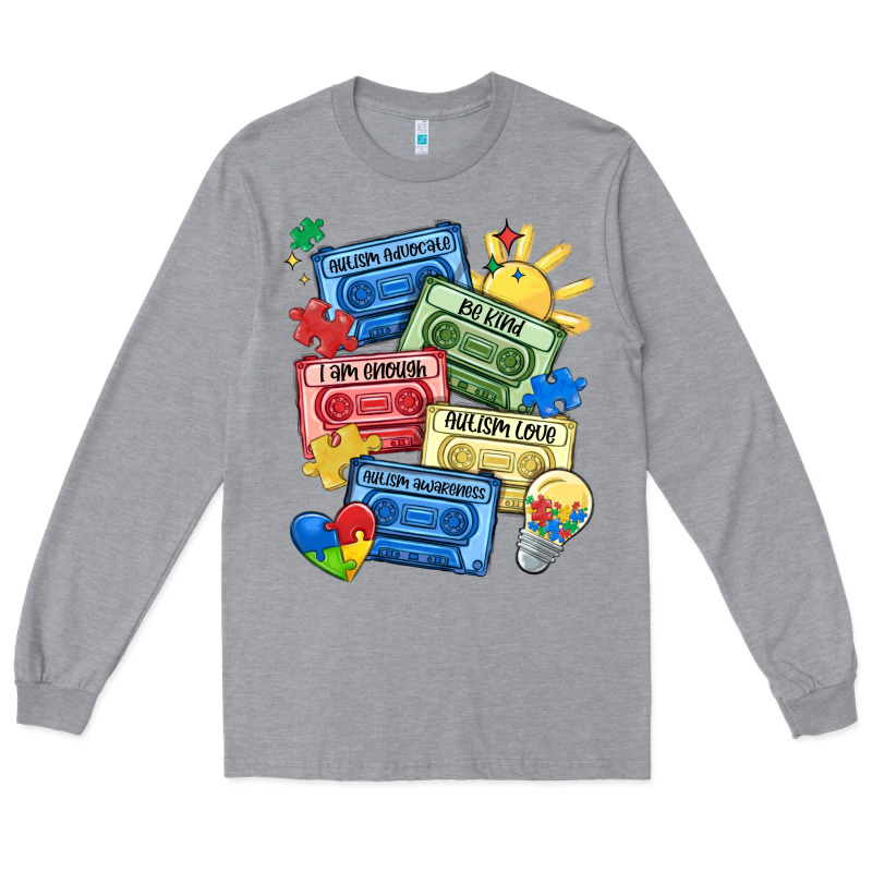 Autism Cassette Tapes Long Sleeve Tee by MaliasSmallBusiness | Teevron