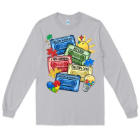 Moon Dust autism cassette tapes Long Sleeve Tee - MaliasSmallBusiness