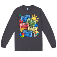 Smoke autism cassette tapes Long Sleeve Tee - MaliasSmallBusiness