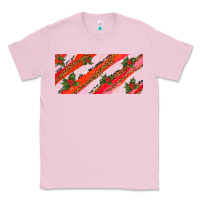 Bubblegum Pink leopar and cowhide with mistletoe Classic Tee - AdoDesignShop
