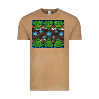 Christmas Tree With Snow Vintage Tee | Teevron