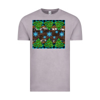 Vintage Zinc Christmas tree with snow Vintage Tee - AdoDesignShop
