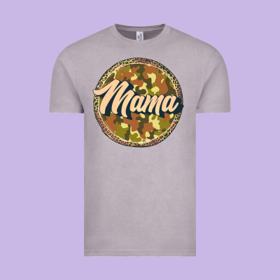 Mama   Camouflage Vintage Tee Designed By Jahusdesignshop