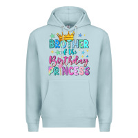 Blue Mist brother of the birthday princess Premium Hoodie - NancyCooperArtShop