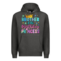Charcoal Heather brother of the birthday princess Premium Hoodie - NancyCooperArtShop