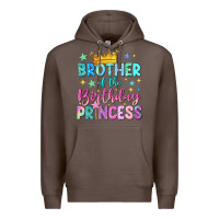 Coffee brother of the birthday princess Premium Hoodie - NancyCooperArtShop