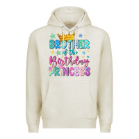 Oatmeal Heather brother of the birthday princess Premium Hoodie - NancyCooperArtShop