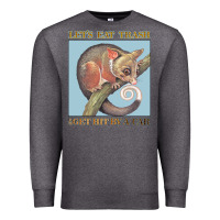 Charcoal Heather Let's Eat Trash & Get Hit By A Car Premium Sweatshirt - Bettercallsaul