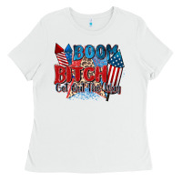 White boom bitch get out the way Ladies Tee - Zillion Design Studio