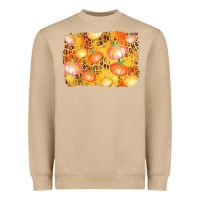 Mushroom fall pumpkin background Heavyweight Sweatshirt - AdoDesignShop