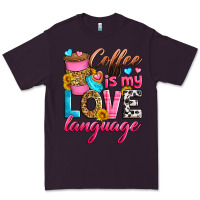 Plum coffee is my love language Premium Tee - Zillion Design Studio