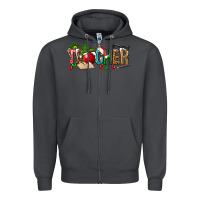 Smoke christmas teacher Zipper Hoodie - NancyCooperArtShop