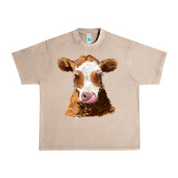 French Oak guernsey cow Urban Heavy Tee - AdoDesignShop