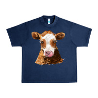 Navy guernsey cow Urban Heavy Tee - AdoDesignShop