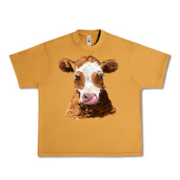 Peanut Butter guernsey cow Urban Heavy Tee - AdoDesignShop