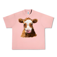 Salmon guernsey cow Urban Heavy Tee - AdoDesignShop