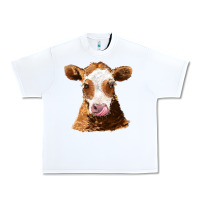 White guernsey cow Urban Heavy Tee - AdoDesignShop