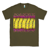 Army Green mardi gras bead leopard Classic Tee - BarkalooDesign