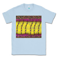 Dusty Blue mardi gras bead leopard Classic Tee - BarkalooDesign