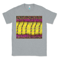 Heather Grey mardi gras bead leopard Classic Tee - BarkalooDesign