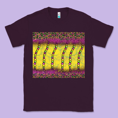 Mardi Gras Bead Leopard Classic Tee Designed By Barkaloodesign