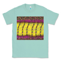 Seafoam mardi gras bead leopard Classic Tee - BarkalooDesign