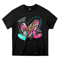 Black race hearts Heavy Core Tee - Zillion Design Studio