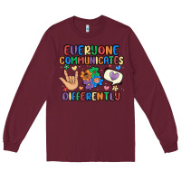 Everyone Communicates Differently Long Sleeve Tee | Teevron