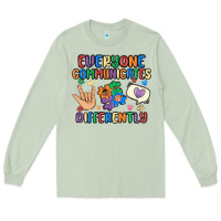 Matcha everyone communicates differently Long Sleeve Tee - MaliasSmallBusiness