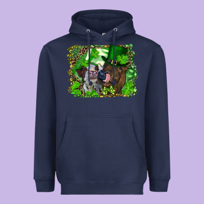 St. Patrick's Day Heifers Heavyweight Hoodie Designed By Ranaportraitstore
