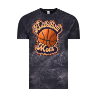 Cloud Black basketball mom Vintage Tee - JahusDesignShop