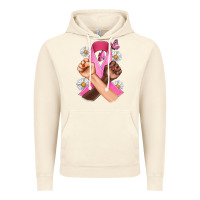 Vintage Artic Breast Cancer Fist Daisy Butterfly Vintage Hoodie - Artiststas