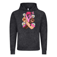 Vintage Black Breast Cancer Fist Daisy Butterfly Vintage Hoodie - Artiststas