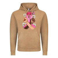 Vintage Camel Breast Cancer Fist Daisy Butterfly Vintage Hoodie - Artiststas