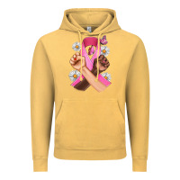 Vintage Mustard Breast Cancer Fist Daisy Butterfly Vintage Hoodie - Artiststas