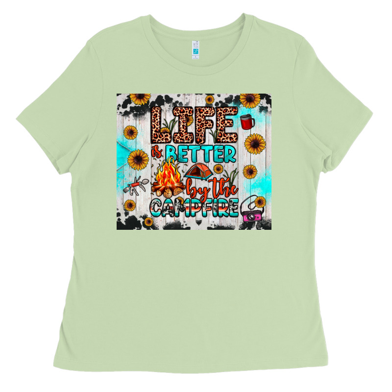 Life Is Better By The Campfire Ladies Tee by JahusDesignShop | Teevron