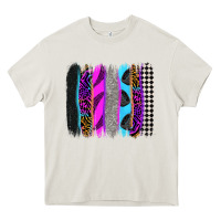 Cream race brushstrokes Heavy Core Tee - Zillion Design Studio