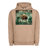 Pigment Burro Stay wild Bear tumbler Urban Hoodie - HowdyJamesFarm