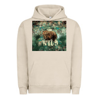 Pigment French Oak Stay wild Bear tumbler Urban Hoodie - HowdyJamesFarm