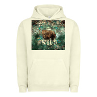 Pigment Pistachio Stay wild Bear tumbler Urban Hoodie - HowdyJamesFarm