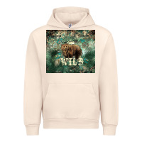 Sandshell Stay wild Bear tumbler Urban Hoodie - HowdyJamesFarm