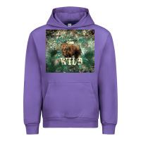 Tulip Stay wild Bear tumbler Urban Hoodie - HowdyJamesFarm