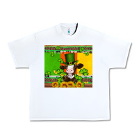 White saint patricks cow and hat with sunflower and shamrock Urban Heavy Tee - Artiststas