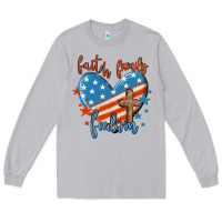 Moon Dust faith family freedom Long Sleeve Tee - MaliasSmallBusiness
