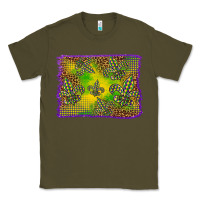 Army Green mardi gras background Classic Tee - BarkalooDesign