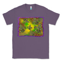 Lavender mardi gras background Classic Tee - BarkalooDesign