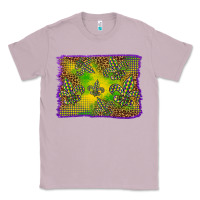 Lilac mardi gras background Classic Tee - BarkalooDesign