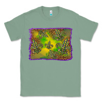 Sage mardi gras background Classic Tee - BarkalooDesign